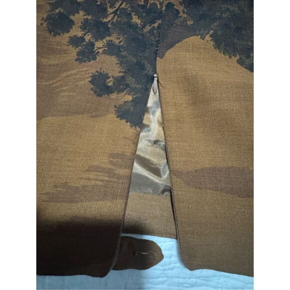 Talbots 100% wool Chablis horse western Equestrian Field fox hunters print 18 - Picture 10 of 12